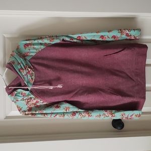 Women's "&" DoubleHood Sweatshirt